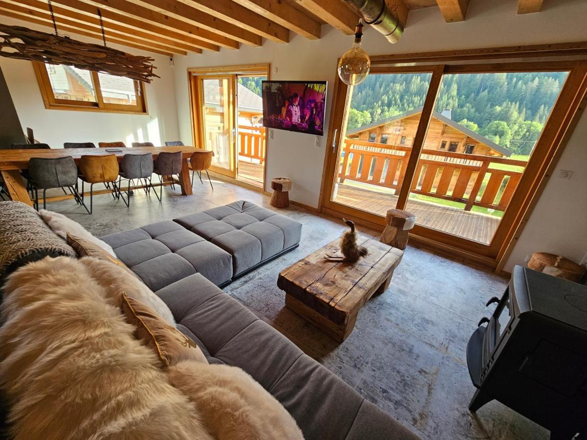 Demi-Chalet Vadel La Panthiaz 15 Pers 5 Chambres Abondance Εξωτερικό φωτογραφία