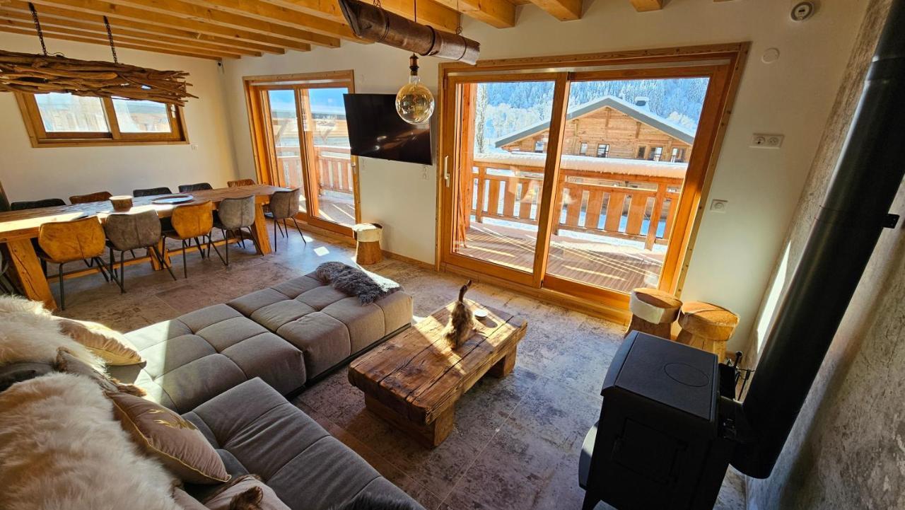Demi-Chalet Vadel La Panthiaz 15 Pers 5 Chambres Abondance Εξωτερικό φωτογραφία